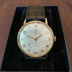 Rolex Tudor Royal Solid 9ct Gold 1966 Mens Watch